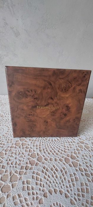 Oryginalne pudełko STEFANO RICCI - brązowe, imitacja skóry