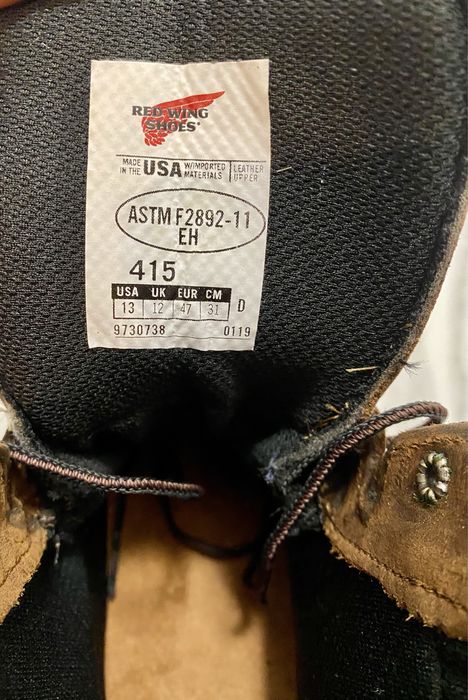 Buty Red Wing Shoes. Rozmiar 47.  31cm