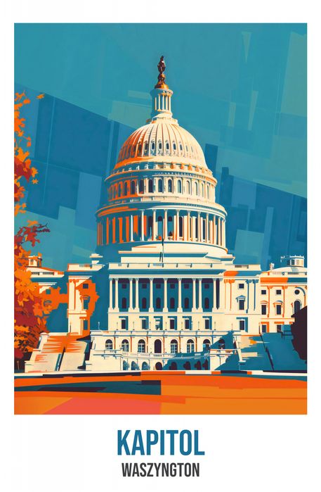 Plakat 53x81cm Kapitol
