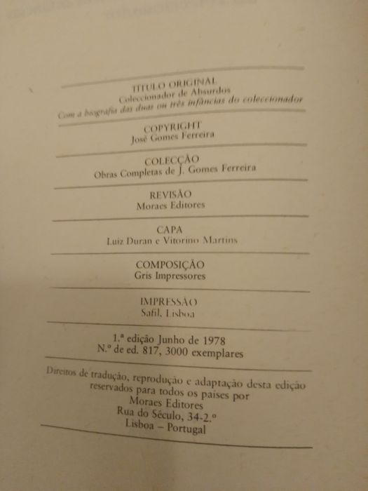 J.Gomes Ferreira:Co.de Absur.1e.12E-Aven.J.S.Medo3e10E-Maças5EDesde2E