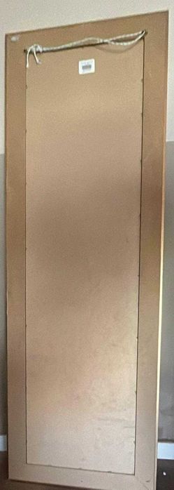 Espelho corpo inteiro dourado