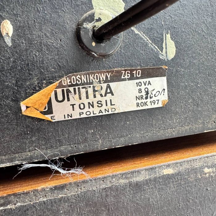 Głośniki UNITRA Tonsil ZG 10 PRL 70 te