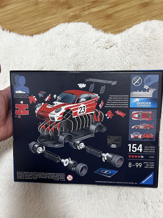 3D пазл Porsche 911 GT3 Cup Salzburg Design Ravensburger