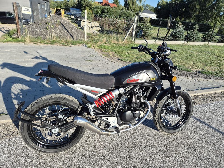Scrambler 125 kopia Ducati, Calibre 2024r, Mash, Junak, Orcal, silnik Suzuki.