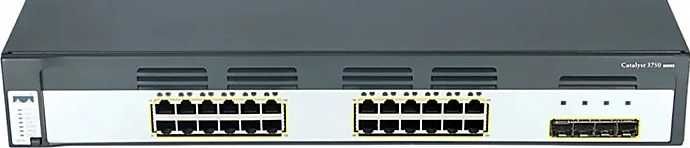 2 UN - WS-C3750G-24TS | cabo Stack