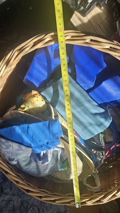 Kosz wiklinowy na pranie