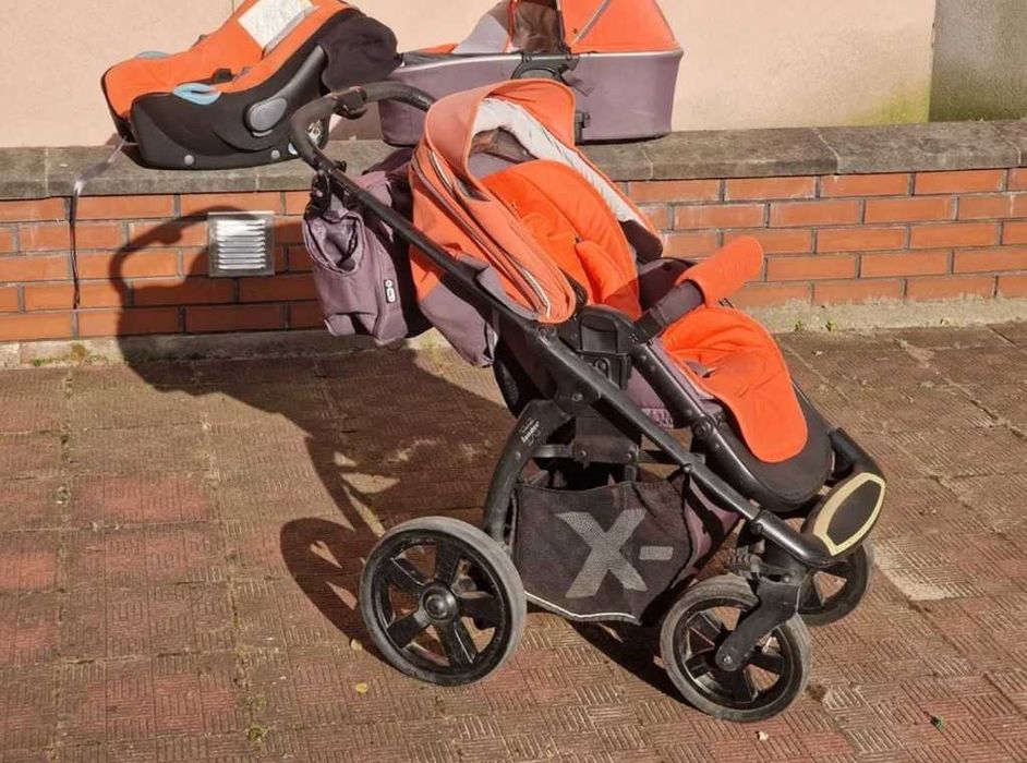 Wózek X-Lander 3w1 pomarańczowy