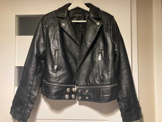 NOWA Czarna Ramoneska S/M | Klasyk, który musisz mieć! kurtka