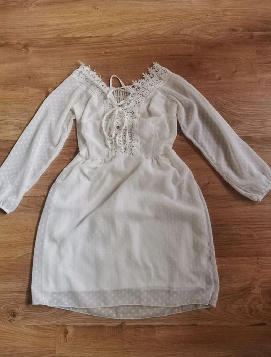 Sukienka Boho biała