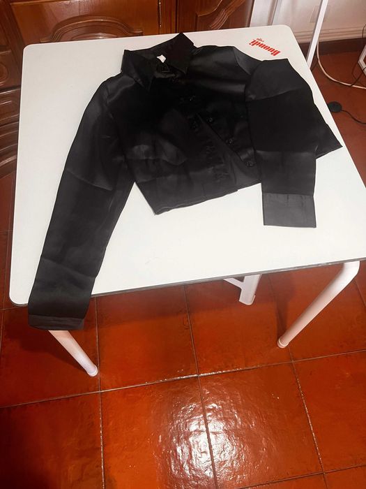 Conjunto Calças "HM" (36) e Camisa "Tiffosi" (S)