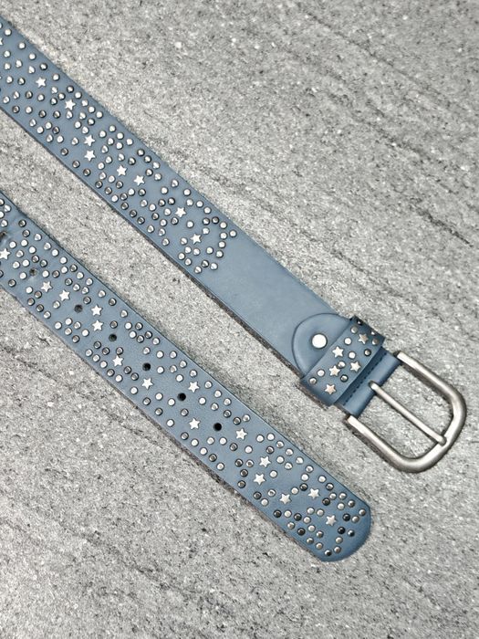 3 x pasek dżety ćwieki nity kryształki styl vintage