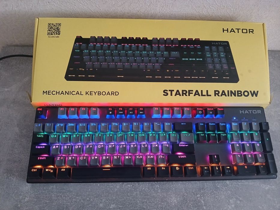 Starfall rainbow  hator механічна клавіатура