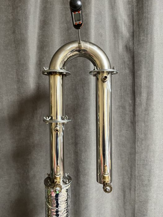 Дистилятор, Бражна колона 2, Ректифікаційна колона, Перегінний куб