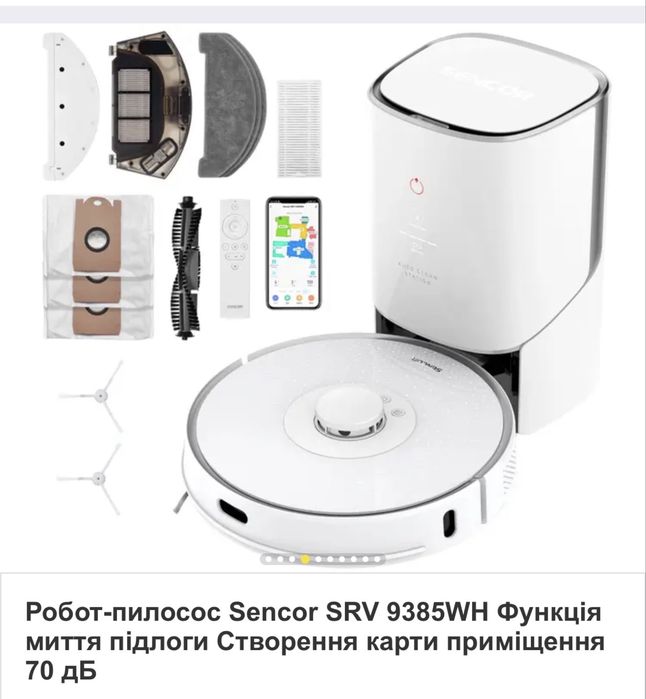 Миючий Робот-пилосос Sencor