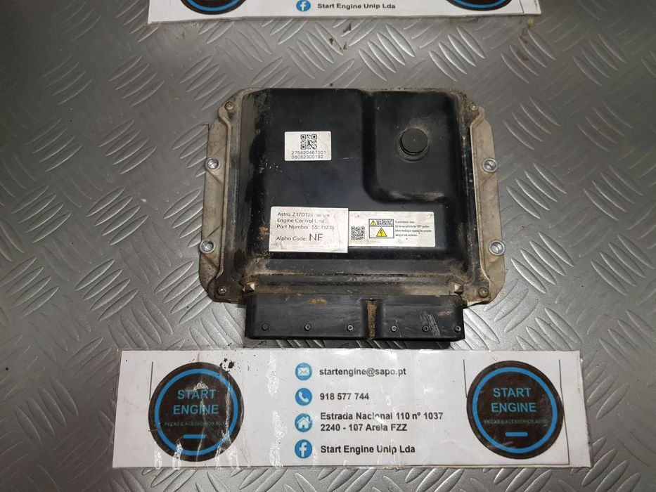 Unidade do motor centralina Opel Astra Zafira H 1.7 CDTI DENSO