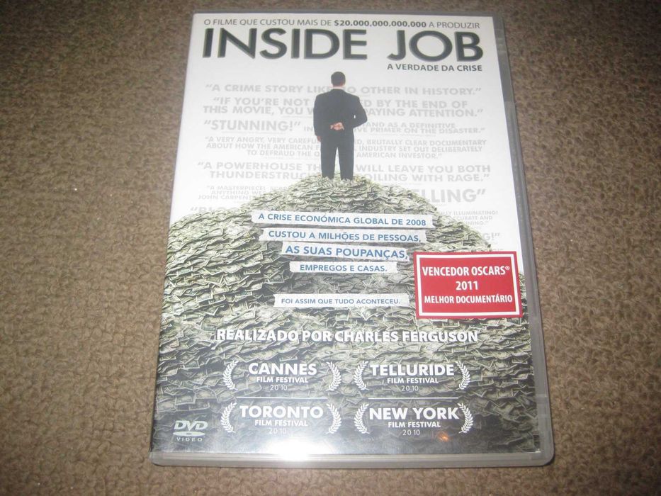 DVD "Inside Job- A Verdade da Crise" de Charles Ferguson