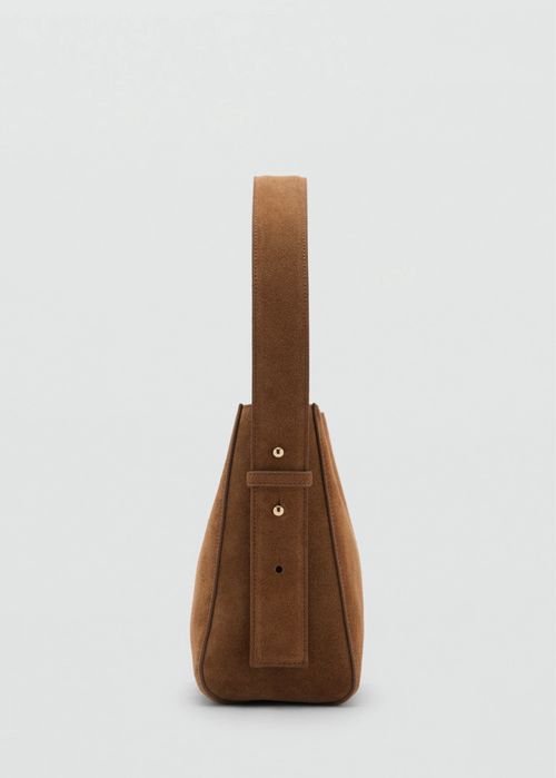 Замшевая модная сумка