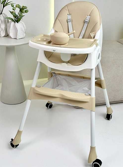 Складний стільчик для годування Toti FR- 40735, стілець на колесах