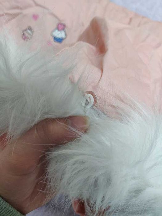 Casaco de Inverno Rosa Claro - Lolita / Fairy Kei / Harajuku