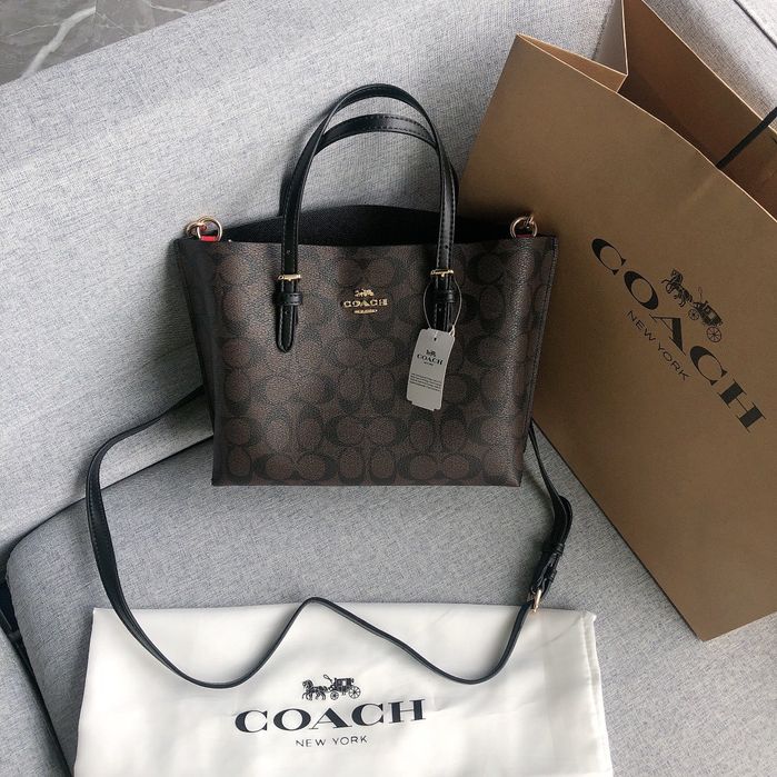 Шкіряна сумка Coach Mollie tote