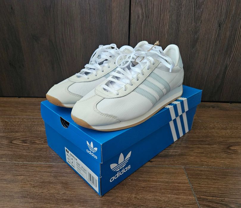 Adidas gazelle country białe r. 42 unisex - minus 40 % nowe