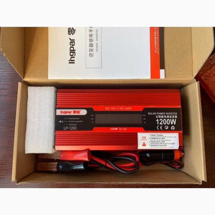 Інвертор LP-1200W 12В-220В