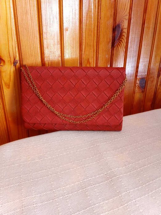 Клатч жіночий червоний