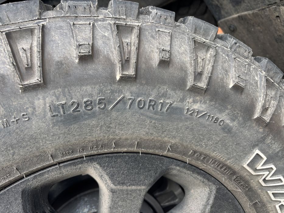 wrangler duratrack 285/70/r17