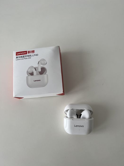 Fones Auriculares Lenovo LP40 TWS Wireless Earphone Bluetooth 5.0