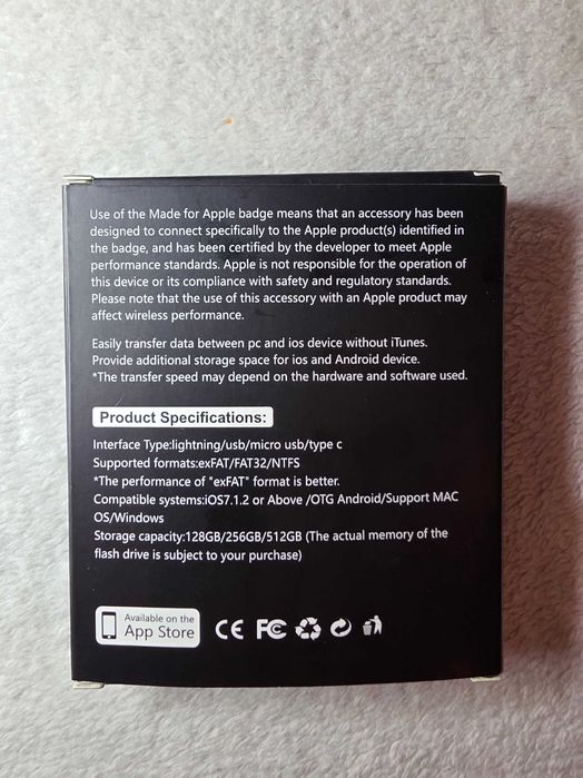 Pendrive 256 GB Lightning, Micro-USB, USB 3.0, USB 3.1 typ C szary