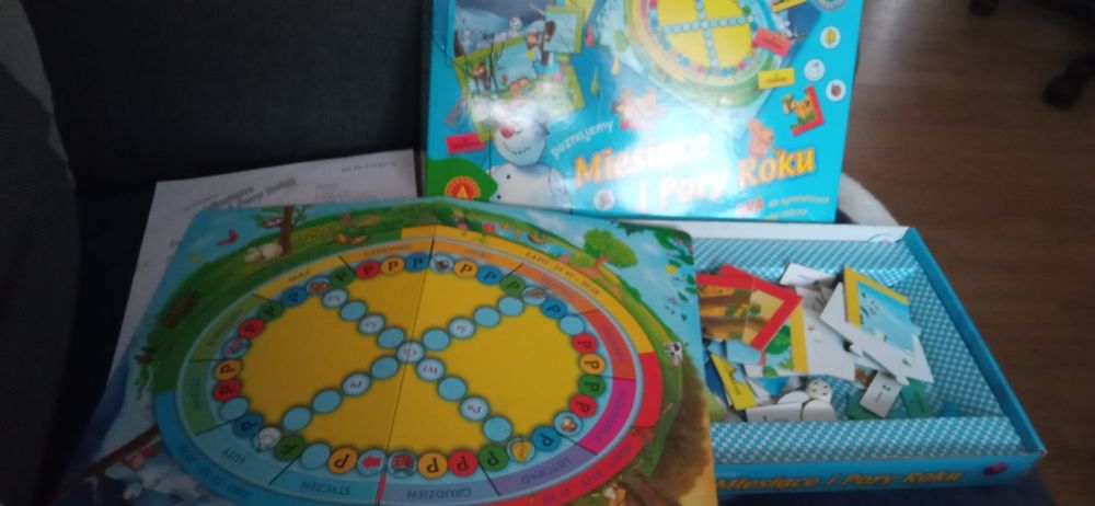 Gra planszowa Miesiące i Pory Roku