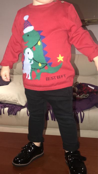 H&M sweter sweterek Święta, sesje, rozm 86 - 92 cm