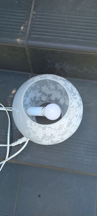 Lampka szklana hand made