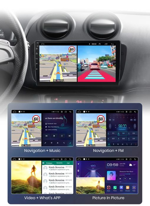 Rádio 9" android Seat ibiza 6J 2009-13 CARPLAY WIFI GPS 2/32GB Novo