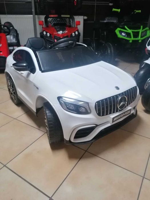 Samochód MERCEDES GLC63s 4x4 biały na akumulator dla dzieci