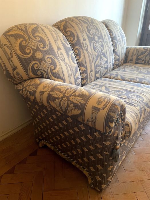 Sofá Cama + 2 Poltronas