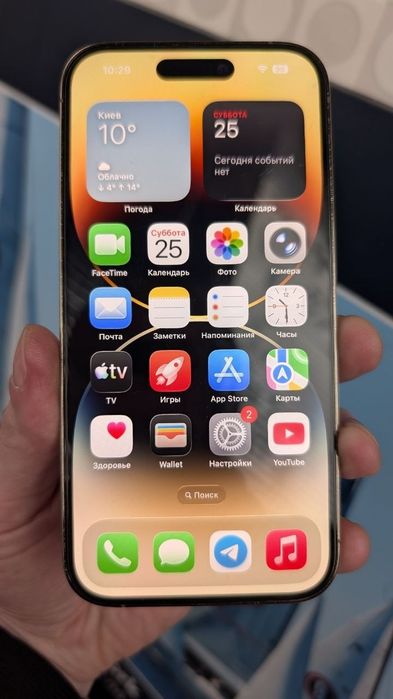 IPhone 14 pro gold,Naverlok на 512 гб,е сим