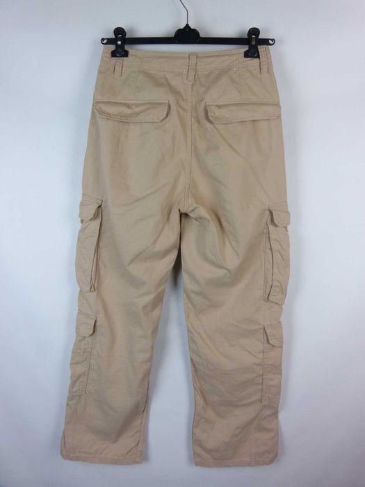 Bershka damskie spodnie bojówki bawełna / 38