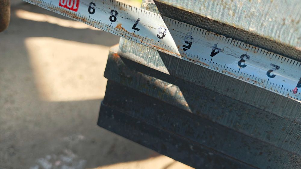 Blacha Stalowa 16mm 96x 97cm 96x71cm PROMOCJA 2,3zł/kg