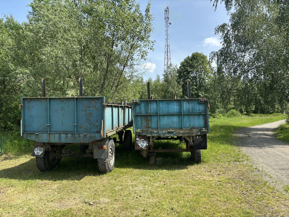 В продажі 2 причіпа один на МАЗ колесах