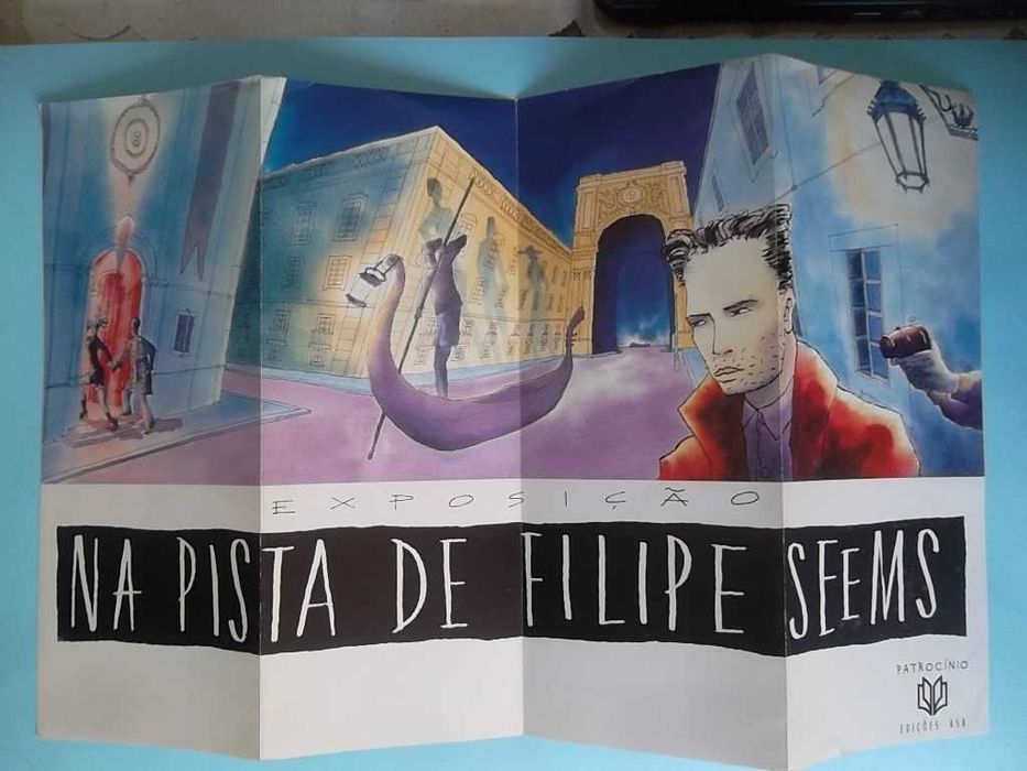 "Na Pista de Filipe Seems" : Raro catálogo da Exposição. BD