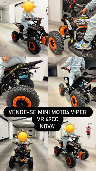 Mini moto 4 gasolina “ viper vr50”
