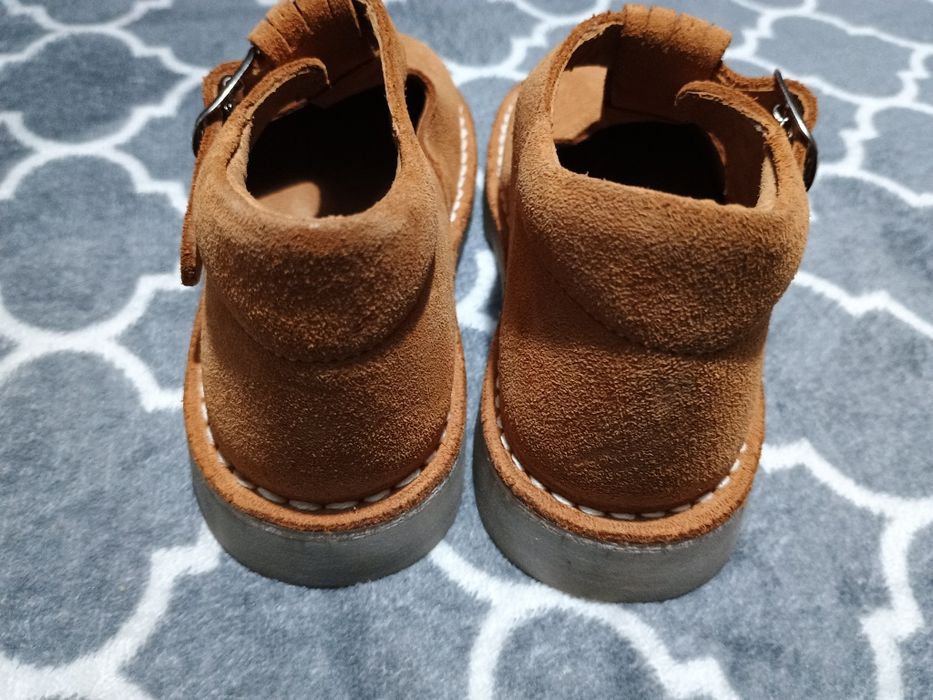 Beżowe brązowe buty półbuty kamasze eleganckie adidasy r. 30