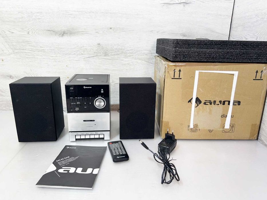 Новый музыкальный центр  Auna MC-40 DAB FM/DAB+, Bluetooth, CD