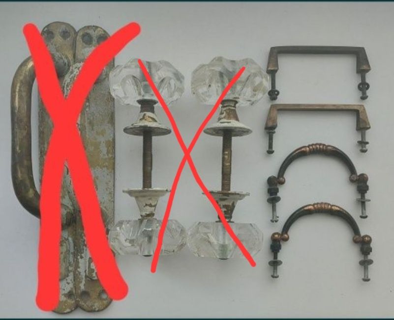 Ручки дверные латунные