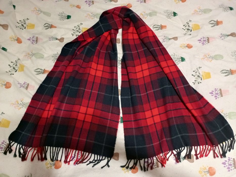 Шарф H&M у клітинку | 100% акрил теплий та м'який