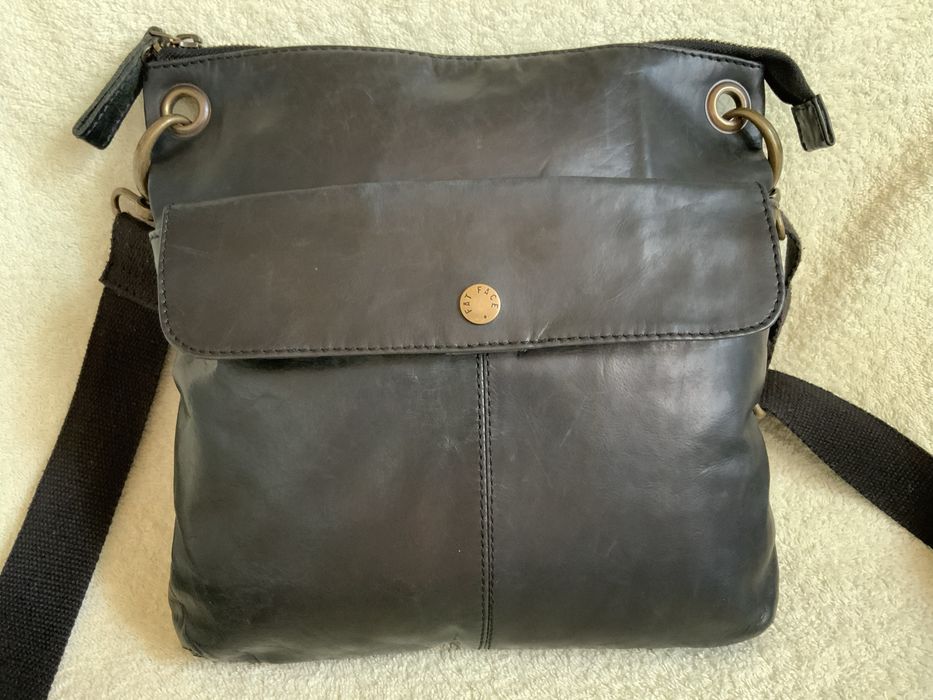 Фірмова чоловіча шкіряна сумка Fat Face