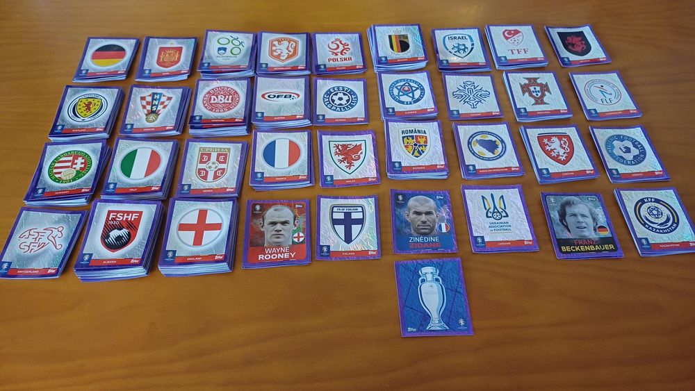 Cromos Paralelos Topps Euro 2024
