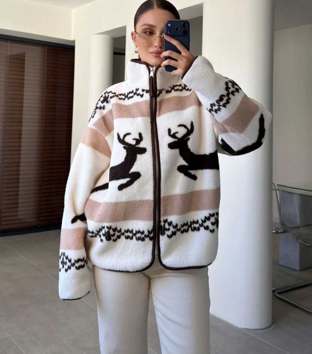 Кофта тепла теді флсова на замку