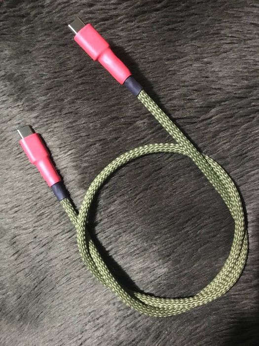 USB 3.1 type-c для ЦАП позолоченный аудиофильский кабель 70 см медь серебро